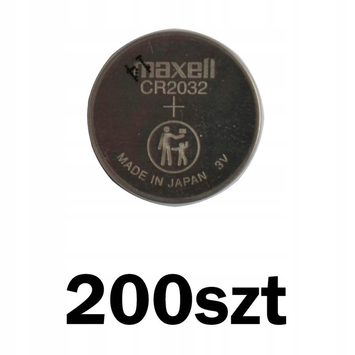 Baterii CR2032 3V Maxell set 200 bucati