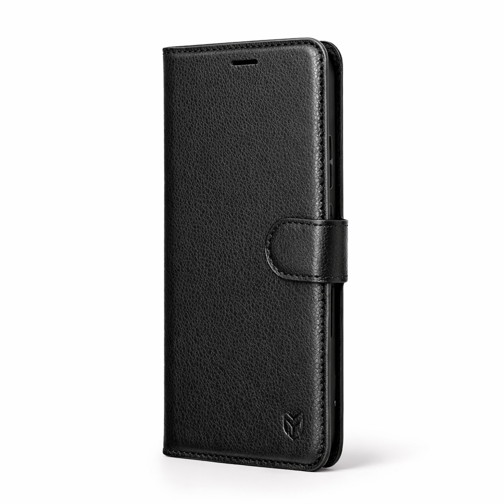 Husa Flip Inchidere Clapeta MagneticLock pentru Samsung Galaxy A17 5G / A17 4G / M17 / F17, Buzunare Card, Functie Stand, Protectie Completa, Inchidere cu Magnet, Piele ecologica, Negru