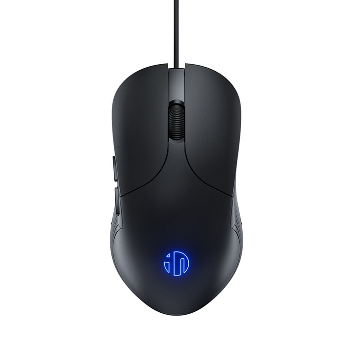Геймърска мишка, 7200 DPI 5 нива, Ергономичен дизайн, RGB LED, Програмируеми бутони, Безшумна, Черна – Идеална за лаптоп, офис и гейминг
