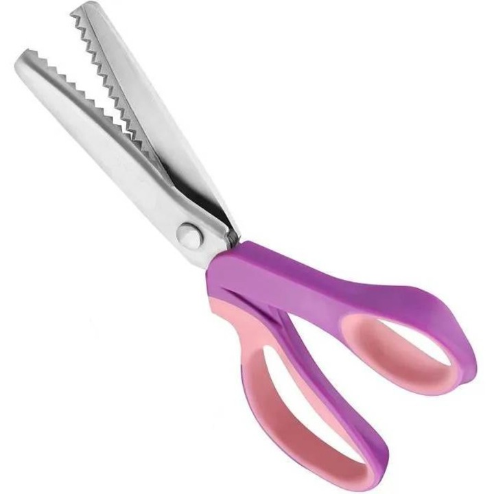 Foarfece croitorie 23cm inox cu dinti zimtati 5mm