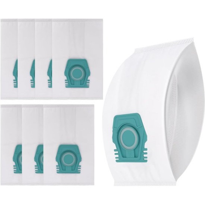 Set de 8 saci de schimb pentru aspiratoare Miele TU Guard L1/Guard S1/Guard M1, filtrare avansata, design etans, capacitate mare