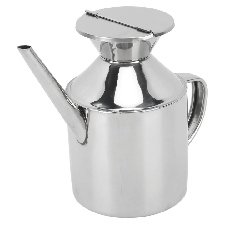 Sticla pentru ulei din otel inoxidabil, set de 4, design ergonomic, multicolor, 500ml