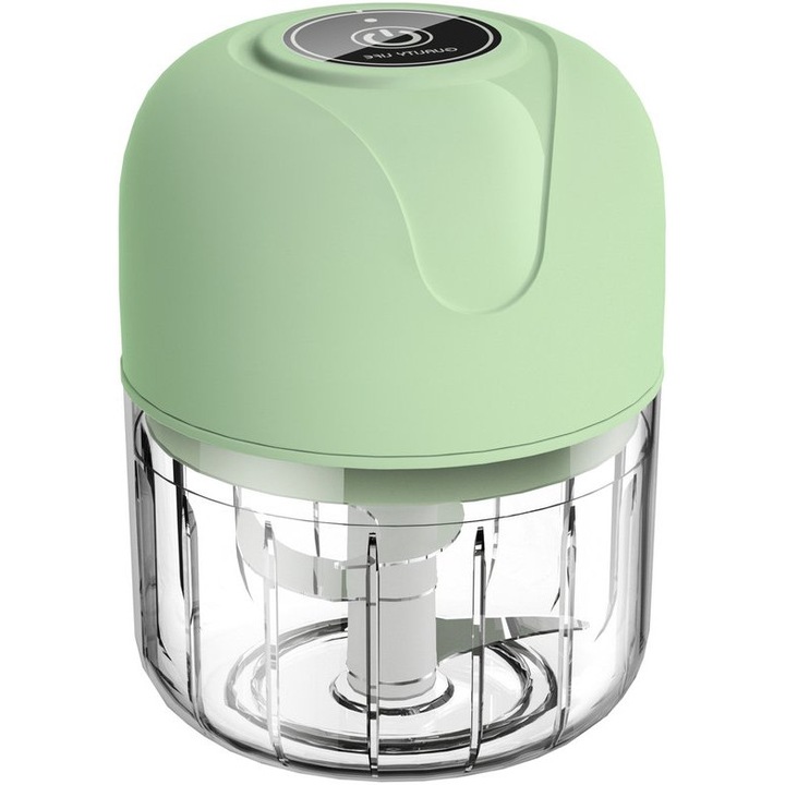 Tocator electric pentru legume, 250ml, fara fir, reincarcabil, mini tocator