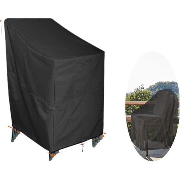 Husa scaun gradina, 420D Oxford, impermeabil, 120x65x65x80 cm, set