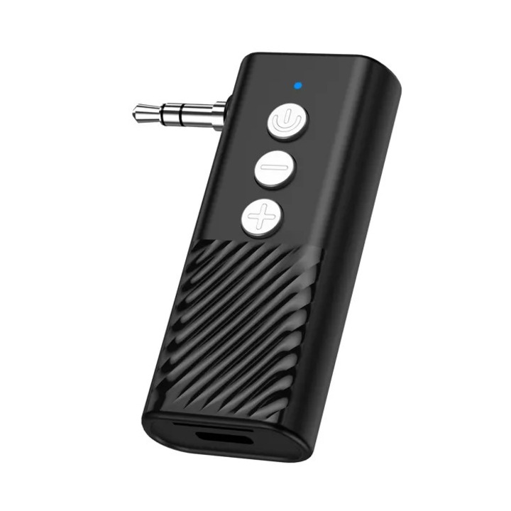 Adaptor Bluetooth 5.3 2-in-1, set transmisor si receptor, jack 3.5mm