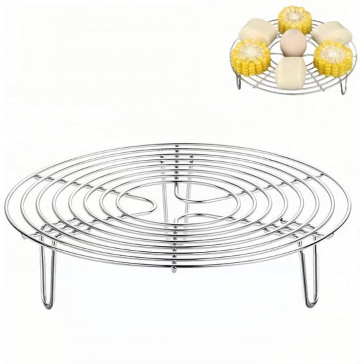 Suport aburire inox 19.5x4.5cm argintiu multifunctional
