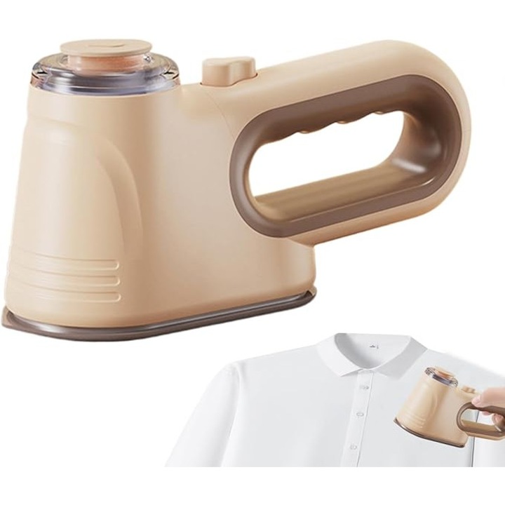 Fier de calcat portabil, 20x11cm, design pliabil, incalzire rapida, pentru acasa si calatorii