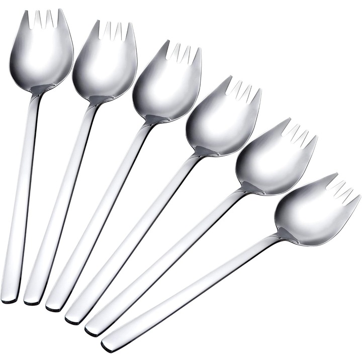 Set tacamuri din otel inoxidabil - 6 piese, multicolor