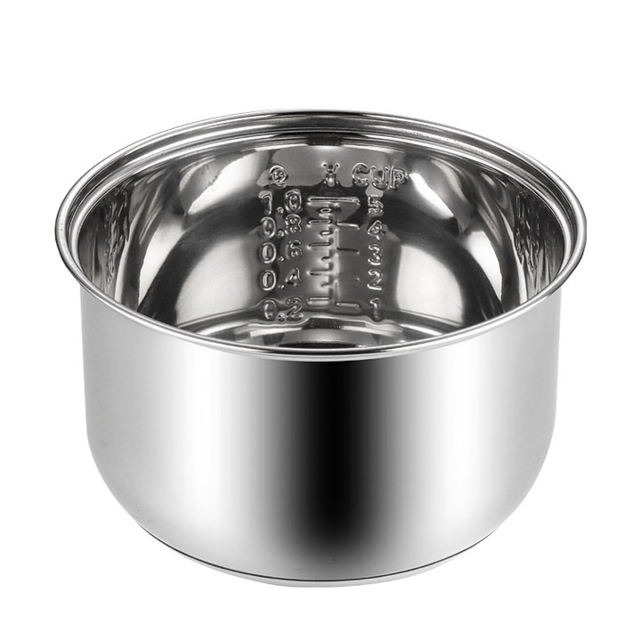 Elektromos edény, rozsdamentes acél, 1.6L, 17x9.5cm, ezüst
