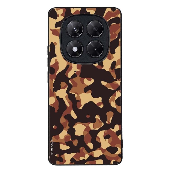 Husa telefon Sonique Camouflage Army pentru Xiaomi Redmi Note 14 Pro 4G, silicon, antisoc, multicolor