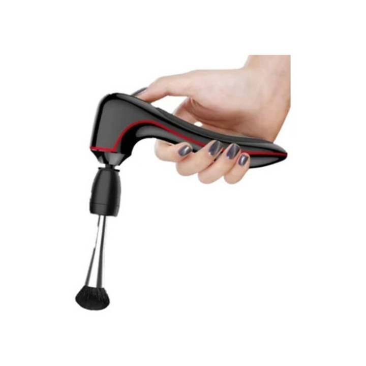 Curatator electric pentru pensule de machiaj, rotatie automata 360, negru