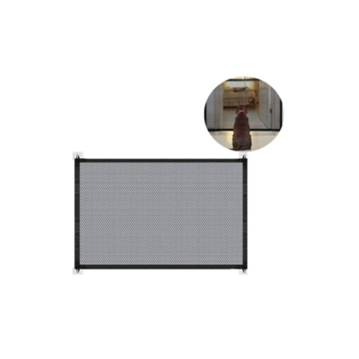 Gard pentru animale de companie, design elegant, fereastra transparenta, portabil, pliabil, utilizare interioara si exterioara