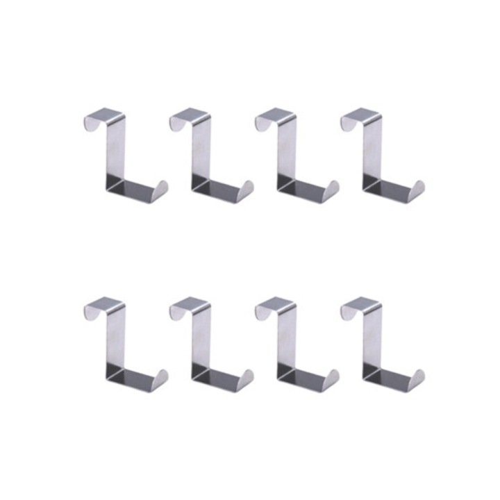 Set 8 cuiere din otel inoxidabil, 264cm