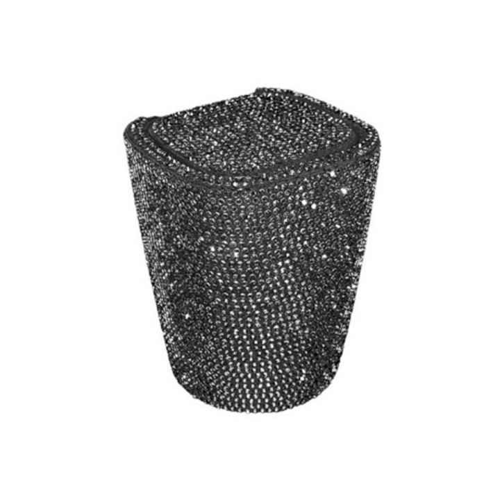 LED hamutartó autóba, fedéllel, szellőzőre akasztható, gyémántokkal díszítve