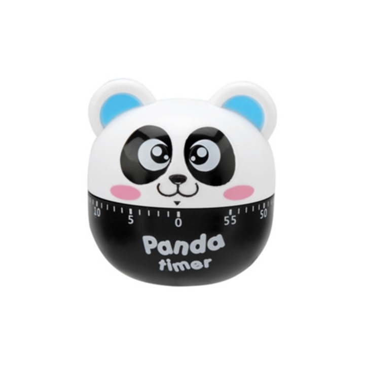 Timer mecanic de bucatarie in forma de animal, albastru, 60 minute