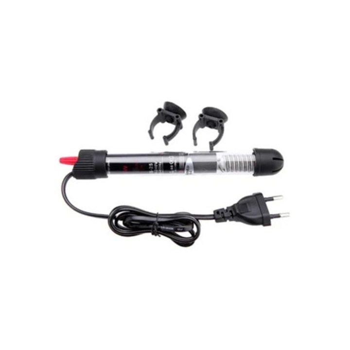 Incalzitor acvariu 50W, temperatura automata, pentru acvarii de apa dulce si sarata