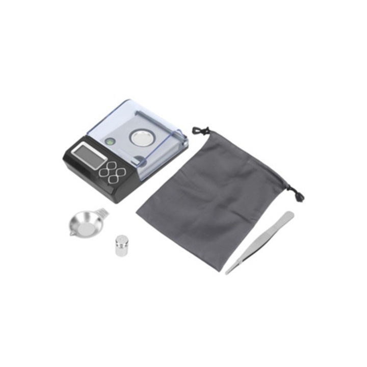Cantar electronic de precizie miniatural, 30/0.001g, pentru bijuterii si diamante de laborator