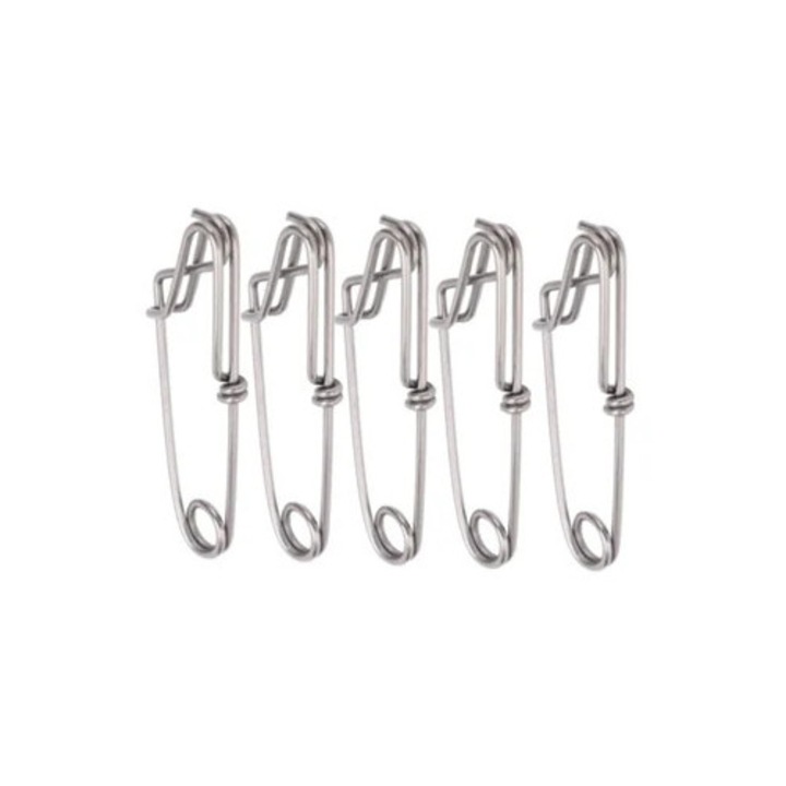 Rögzítőfogó készlet, 5 darabos, korrózióálló, óceáni horgászathoz
