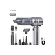 Aspirator portabil, motor semi-excavare, putere de 16000Pa, argintiu si auriu