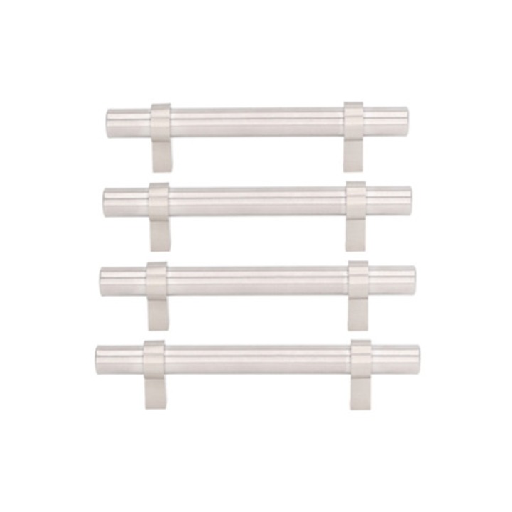 Set 10 manere moderne din otel inoxidabil 201, durabile, pentru sertare