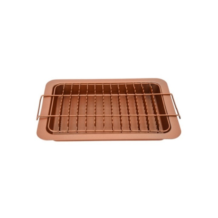 Egészséges tapadásmentes sütőtepsi rozsdamentes acél állvánnyal