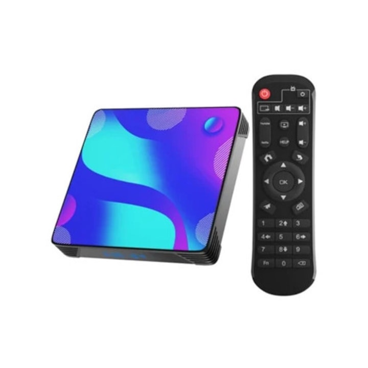 Mediaplayer Android Tv Box X10 4GB RAM 32GB ROM 4K, fekete
