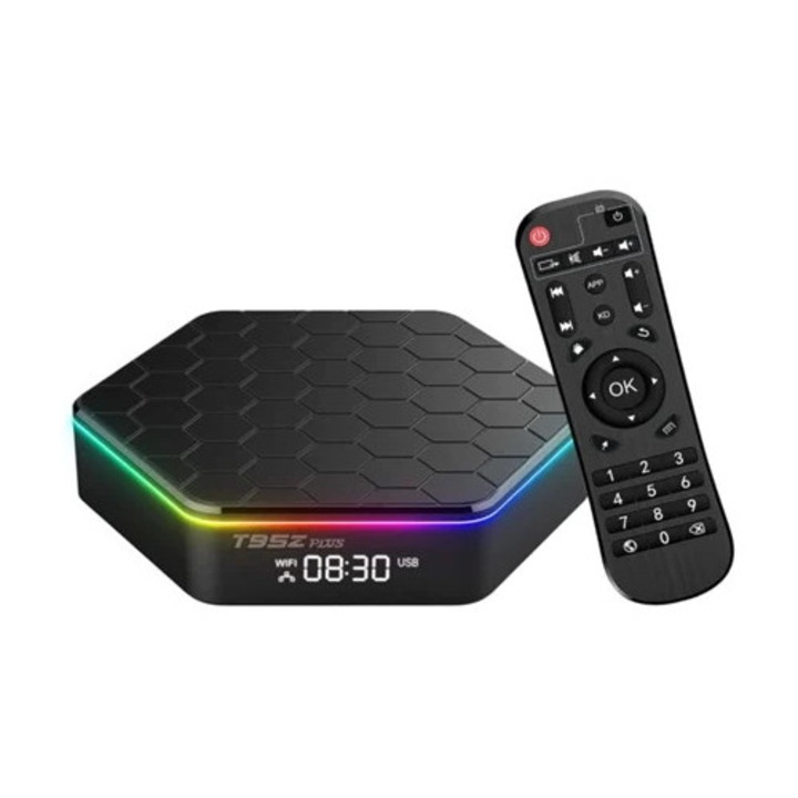 Médialejátszó Android TV Box H618 4GB RAM, 32GB ROM, 6K, BT5.0, fekete