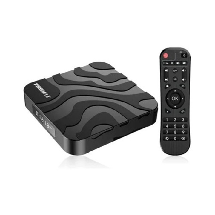 Mediaplayer Android TV Box 2GB RAM, 16GB ROM, 6K, Bluetooth 4.0, fekete