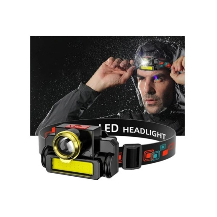 Фенер YIZHOOD Flashlight-0219 30000Lm LED, водоустойчив, черен