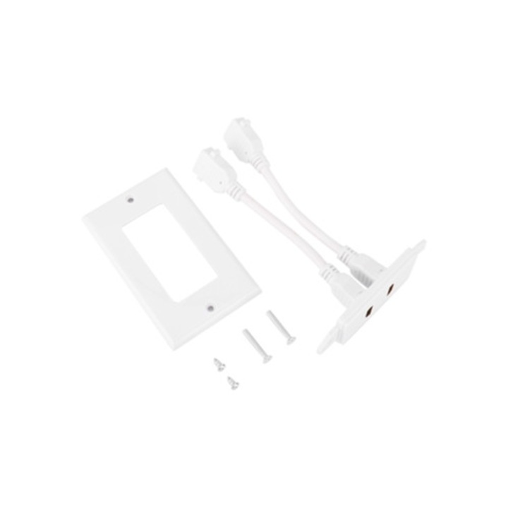 Fali panel 2 HDMI porttal és digitális HD TV aljzattal, TV kiegészítők