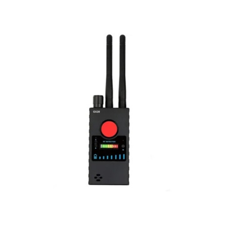Detector Wifi pentru camere si dispozitive de spionaj, RF Scanner cu alarma wireless, negru