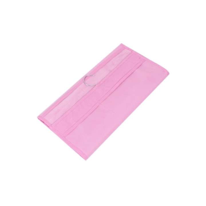 Oxford szövetből készült gardróbrendező, rózsaszín, fehérneműhöz és zoknihoz, kétoldalas