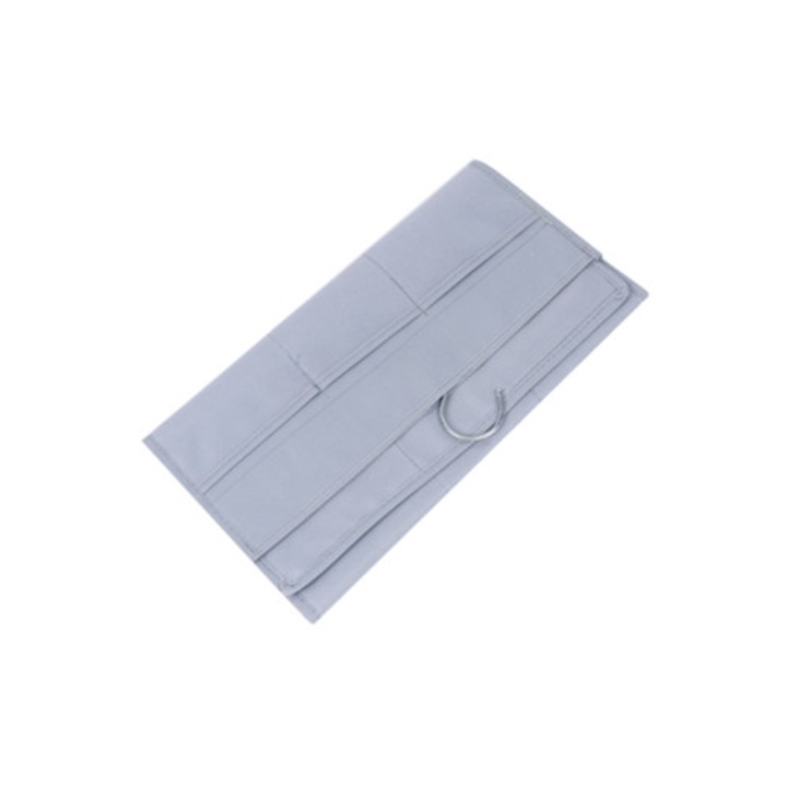 Oxford szövet szekrényrendező, szürke, fehérneműhöz és zoknihoz, kétoldalas