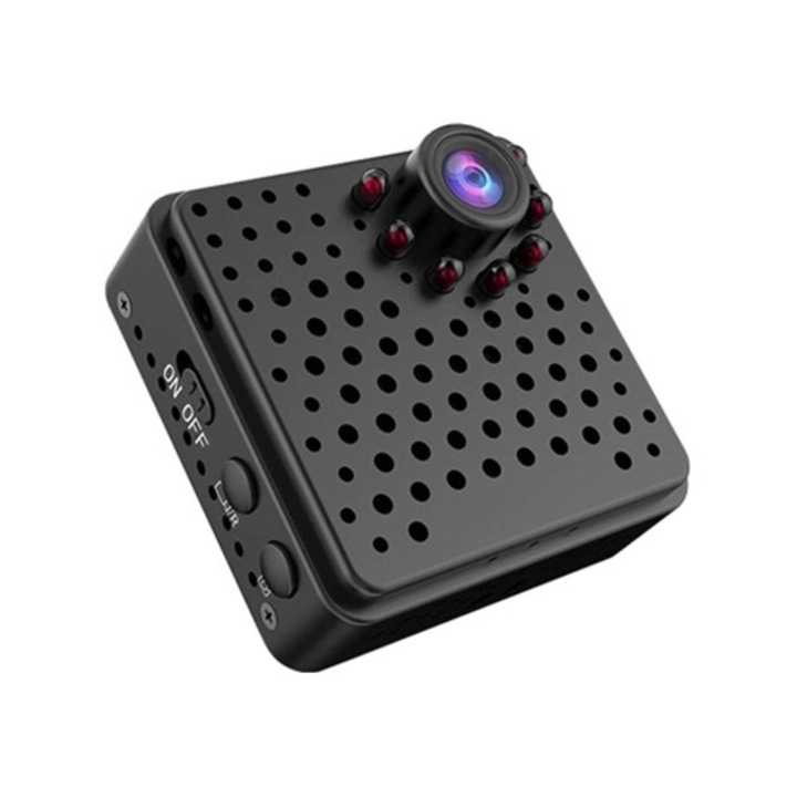Спортна видеокамера 4K HD, 155° обектив, детекция на движение, Wi-Fi, комплект за 4-6 часа запис