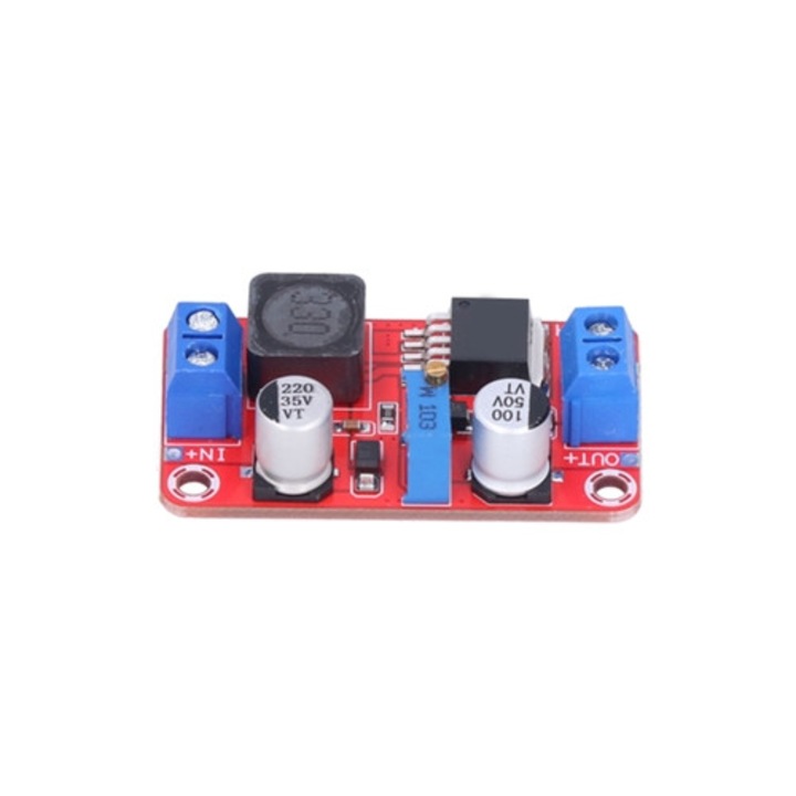 Modul Boost XL6019, Állítható Step-Up Feszültségátalakító, 5A, DC-DC