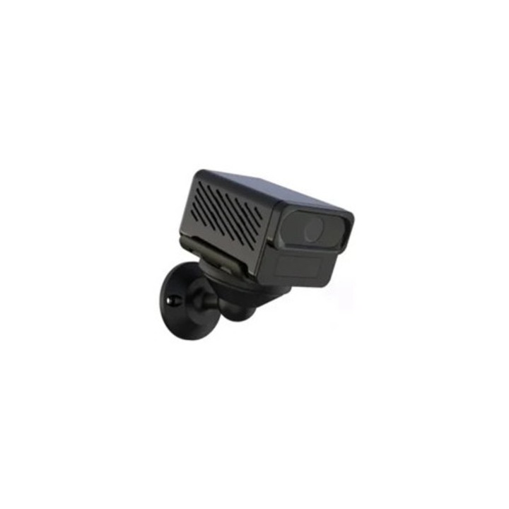 Camera de supraveghere 2k, detectie miscare PIR, neagra, cu baterie incorporata
