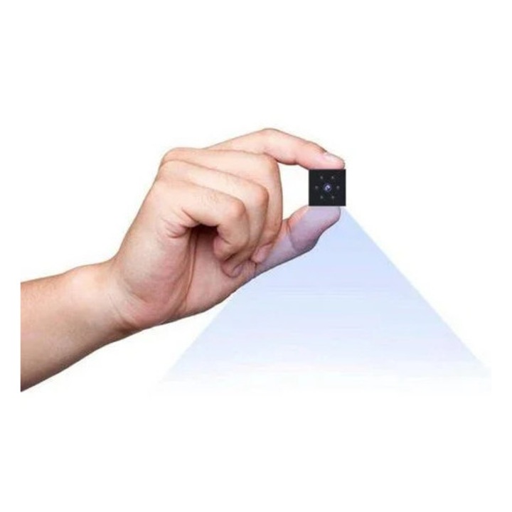 Camera de supraveghere mini HD 1080P, cu detectie de miscare, neagra