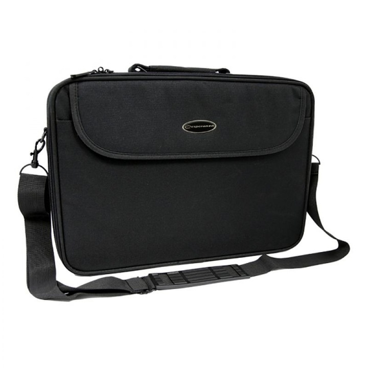 Geanta laptop ET103, neagra, model clasic