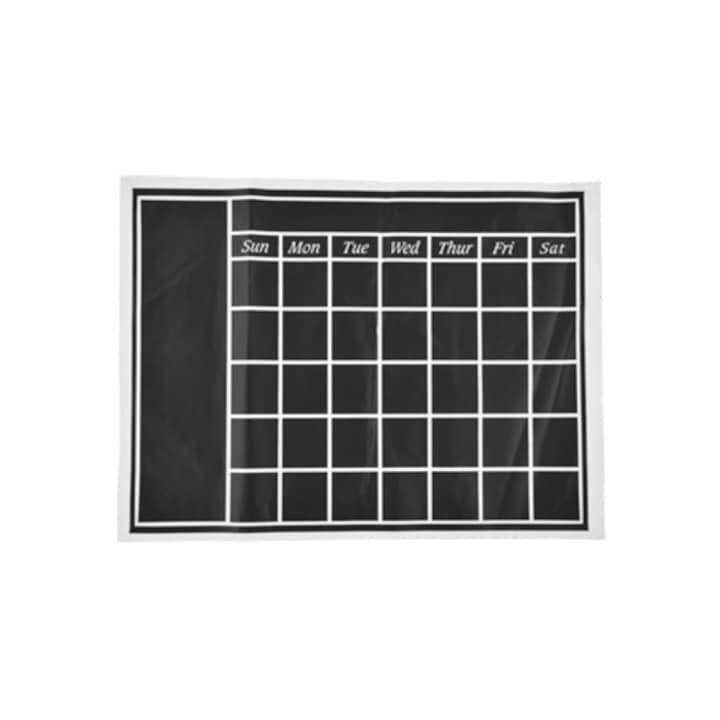 Черна PVC дъска, 45x60см, водоустойчива, матова текстура