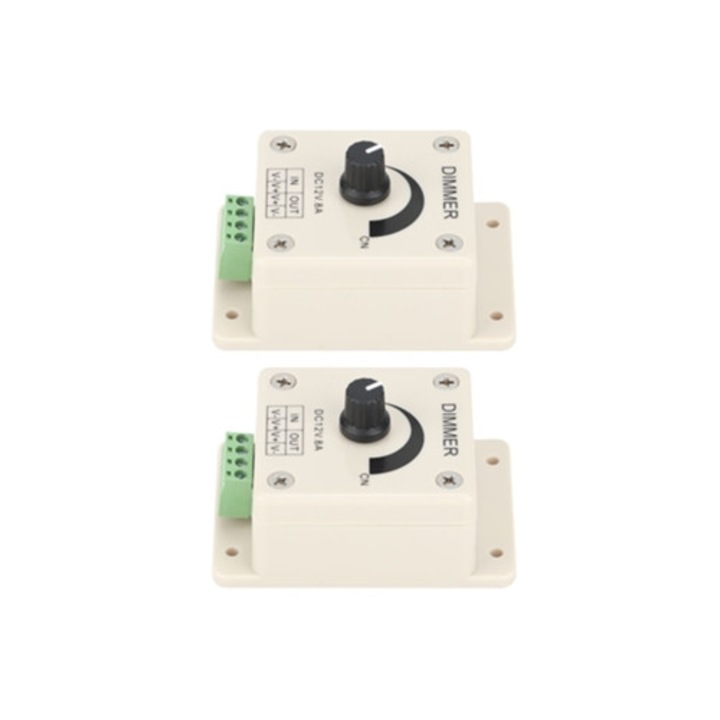 Dimmer LED 12V/24V 8A pentru benzi LED monocolor