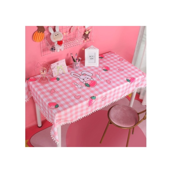 Fata de masa rectangulara din carton, poliester anti-rugina, stil Ins, pentru acasa si restaurant