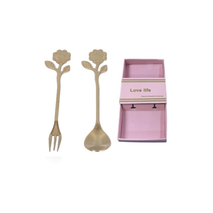 Set tacamuri dintr-o bucata, finisaj oglinda, stil elegant, pentru acasa si cadou