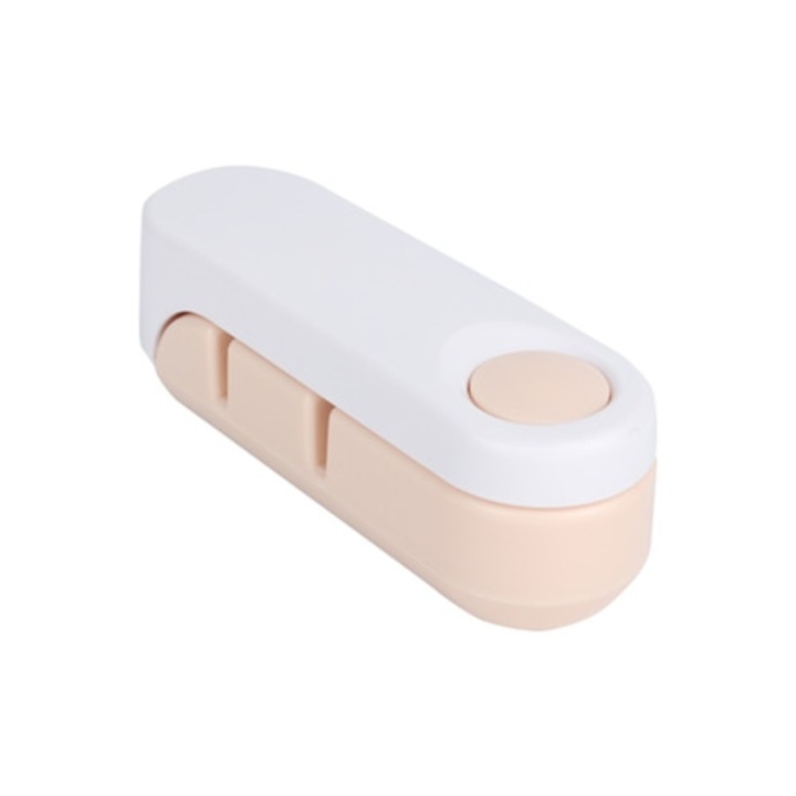 Késélező, dupla nyílású, rózsaszín, összecsukható