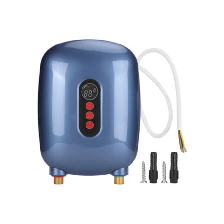Azonnali vízmelegítő 6500W, 220V, lakossági konyhákba és fürdőszobákba