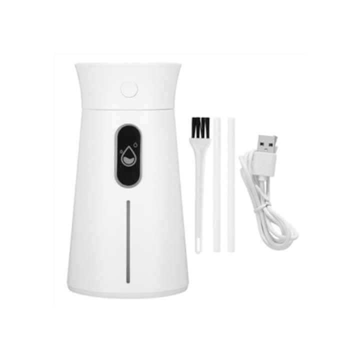 Umidificator de aer pentru masina, 120ml, mini difuzor USB cu lumina de noapte, set pentru camera de copii si birou