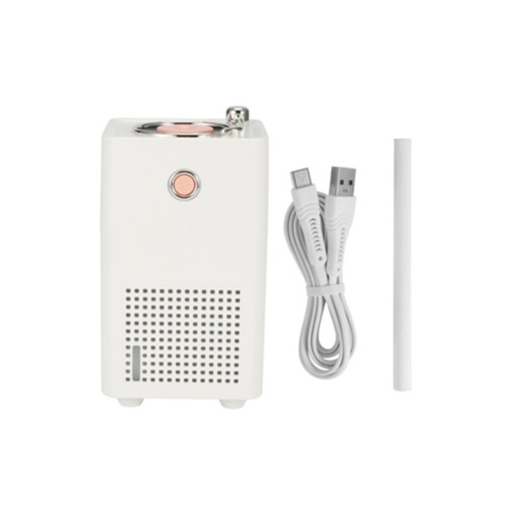 Ретро овлажнител за въздух 300ml, преносим, с LED, USB зареждане