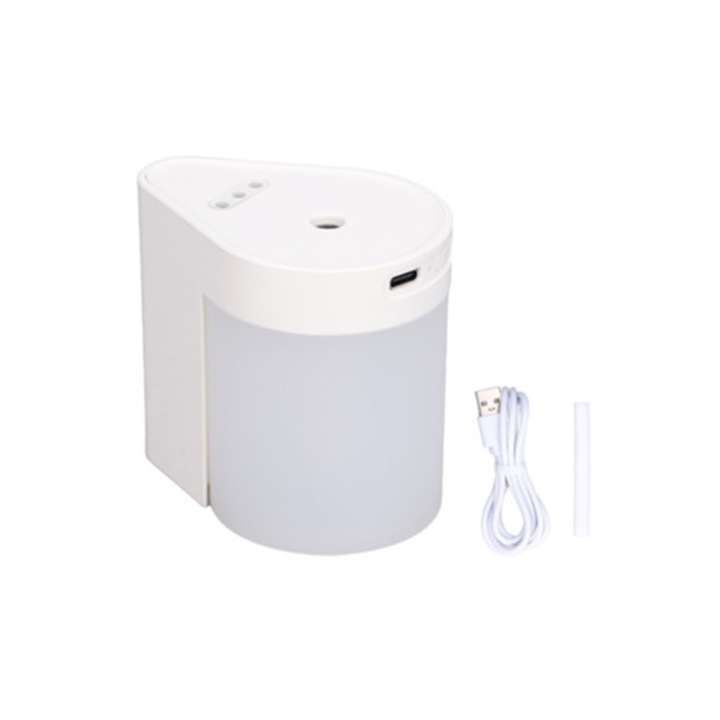Umidificator de aer Nano-Atom 380ml, USB, pentru birou sau masina