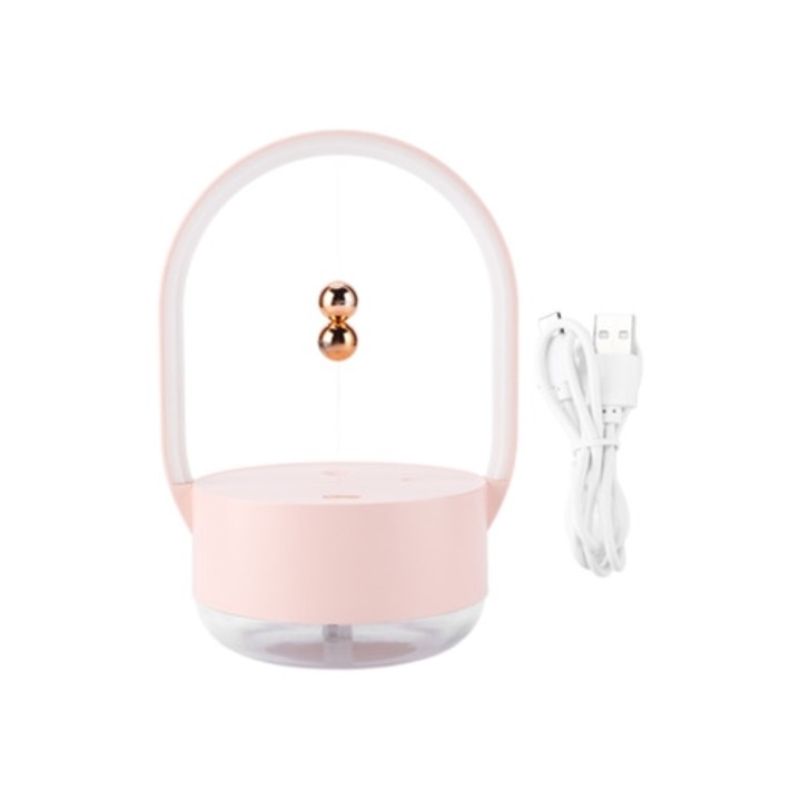 Umidificator mini de 100ml, ultrasonic, aromaterapie, multicolor, 100-240V