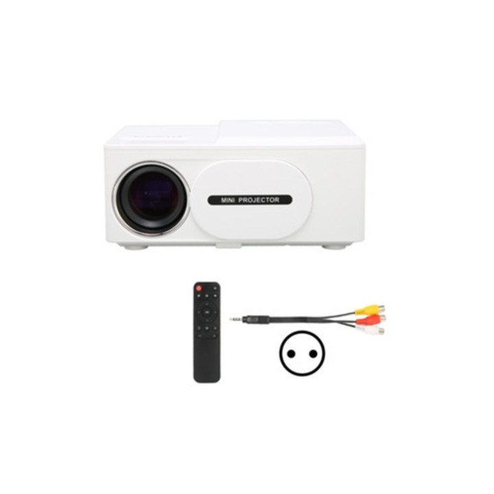 Videoproiector multimedia miniatural Full HD 1080p, 110-240V