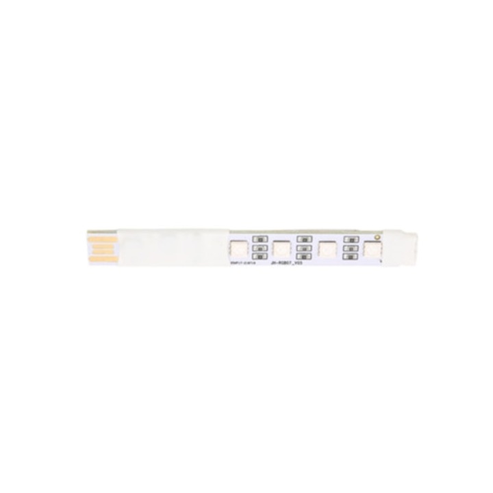 Banda LED cu telecomanda, interfata cu 4 pini, sincronizare muzicala, multicolor, set